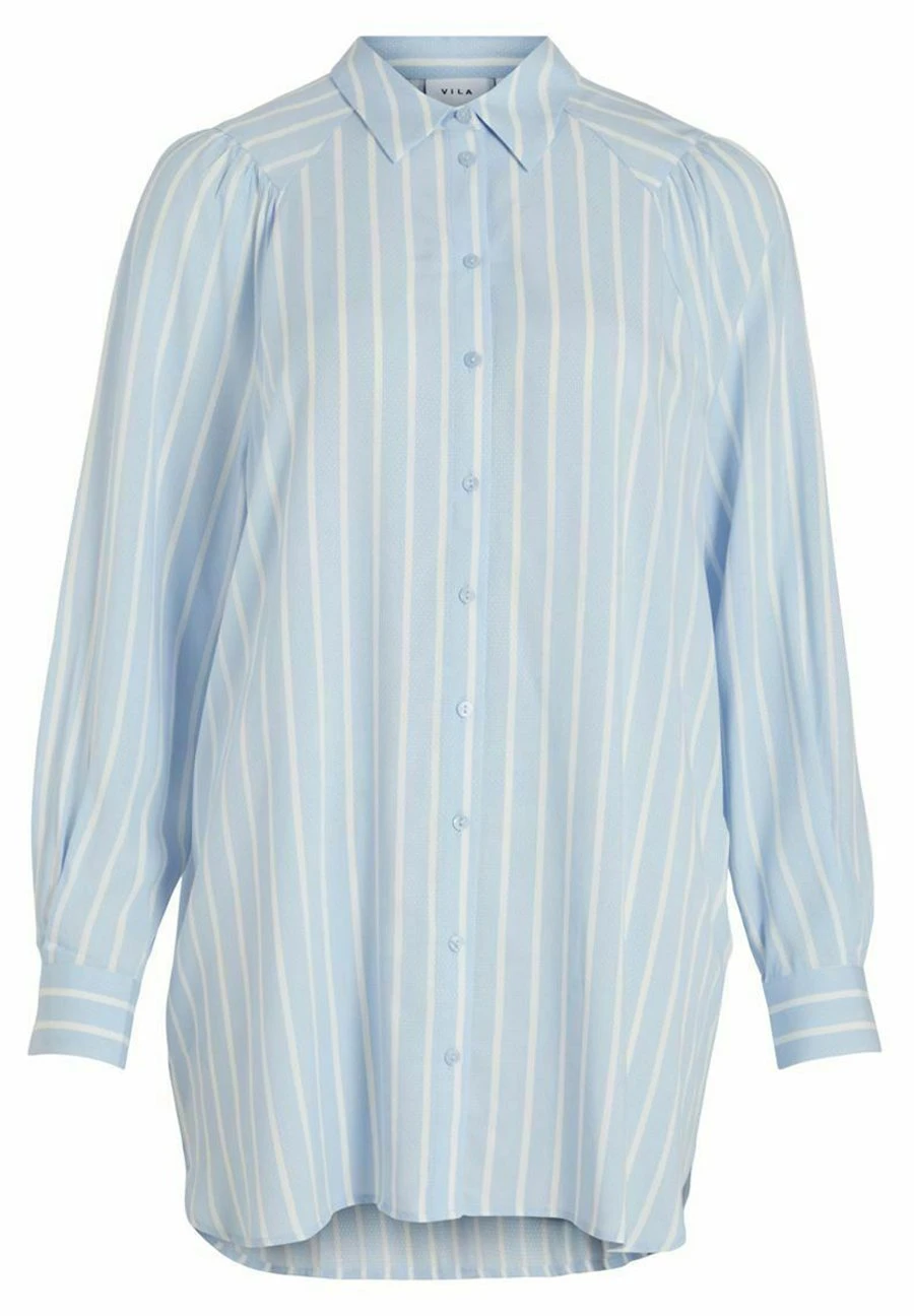 Vila Langes Gestreiftes - Overhemdblouse - Kentucky Blue 8 Vila Langes Gestreiftes - Overhemdblouse - Kentucky Blue - Afbeelding 6