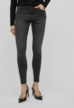 Vila Jeans Skinny Fit - Dark Grey Denim