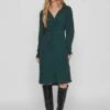 Vila Langärm - Blousejurk - Ponderosa Pine -Dames 01262c6acd5f4ba5a2cc2f8e877d6689
