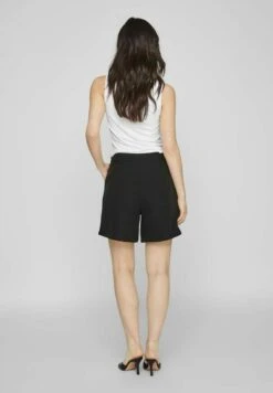 Vila High Waist - Shorts - Black -Dames 02736360c4ac4bc99451633d0b63b1bf