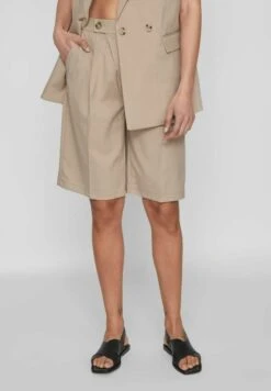 Lange High Waist - Shorts - Simply Taupe