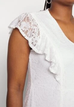 Vimely V Neck Maxi Dress - Galajurk - Cloud Dancer -Dames 0472a38112a044c0854f1048bf96983e