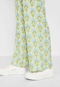 Vila Vizino Pants- Broek - Birch/Green/Blue -Dames 06f5fec82c224cb4aae03741dd32d93c