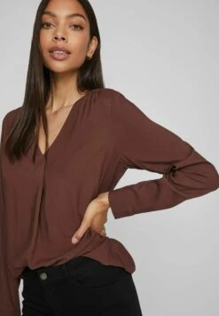 Vila Jolly Ls-Noos - Blouse - Shaved Chocolate -Dames 076387173a4447218235eb7013250c9f