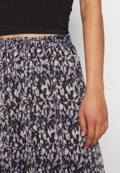 Vila Vifalia Midi Skirt - Plooirok - Black/Mazarine Blue -Dames 092ccb9a808f4b319e330519632e7e8e