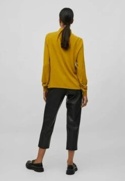 Vila Gesmoktes - Blouse - Golden Palm -Dames 092d192b01e04c8cbc56338ea5d65ba3