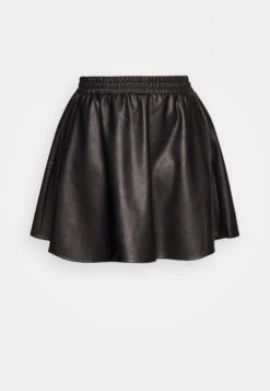 Vidagmar Coated Skater Skirt - Minirok - Black -Dames 0a24172c0a414d2089aa13fd7a7b11fb