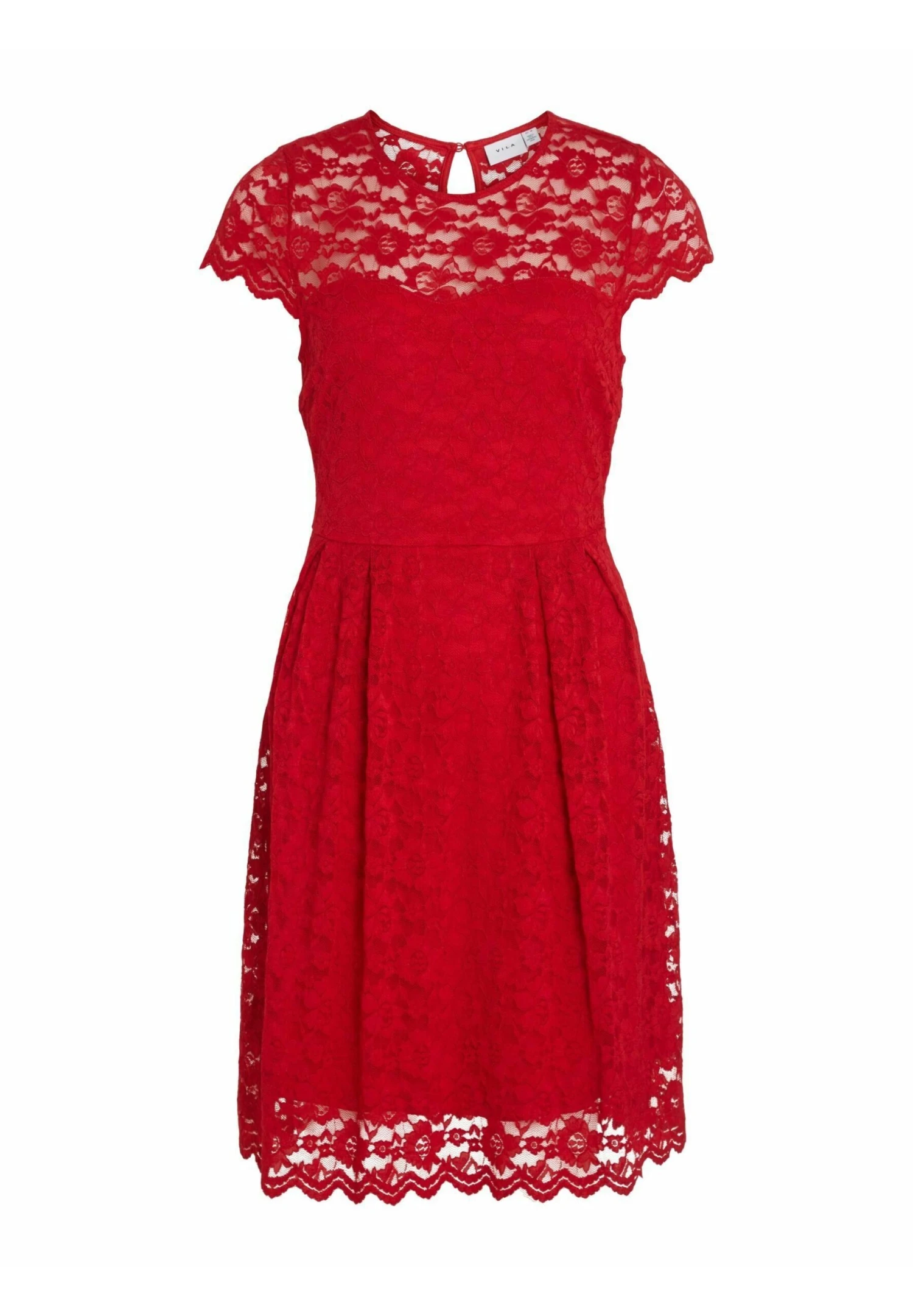 Vila Kalila Capsleeve Noos - Cocktailjurk - Equestrian Red 3 Vila Kalila Capsleeve Noos - Cocktailjurk - Equestrian Red