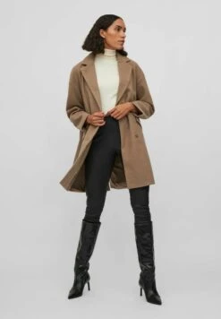 Vila Halflange Jas - Walnut -Dames 0aa103e9312b49ed8d9220363133ba88