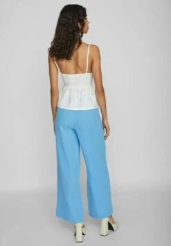 Vila High Waist Straight Fit - Broek - Bonnie Blue -Dames 0aa1fd1bb95243f1822c882674e2e579