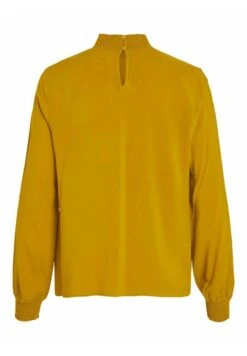 Vila Gesmoktes - Blouse - Golden Palm -Dames 0b740a03a40b4b9a844333bda725e0f2