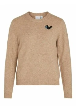 Vila Schlumpf - Trui - Natural Melange -Dames 0d8f2e7044954a4bae63185f5d09676f