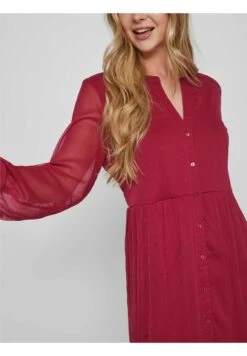 Vila Vifalia - Blousejurk - Beet Red -Dames 0e2e29d8a99945eba1c356553c35786c