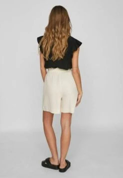 Vila High Waist - Shorts - Birch -Dames 10c97d95aae14290adeff5c3b1a69704