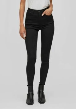 Vila Jeans Skinny Fit - Black Denim