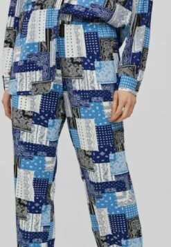 Vila High WaistPatchwork - Broek - Cloud Dancer -Dames 111498376068411998853d8f696d86e8