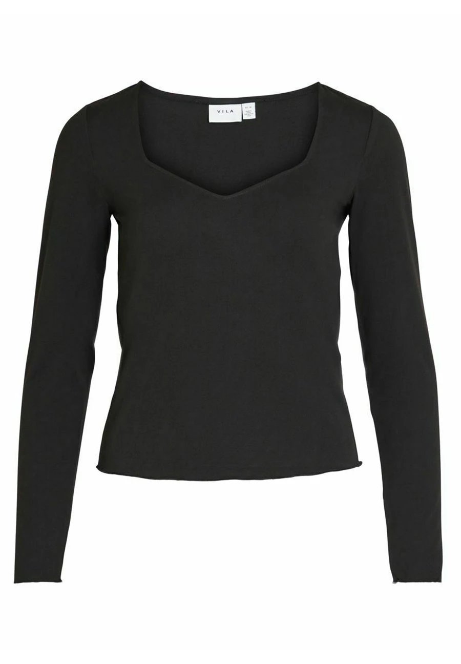 Vila Langen Ärmeln - Longsleeve - Black 7 Vila Langen Ärmeln - Longsleeve - Black - Afbeelding 5