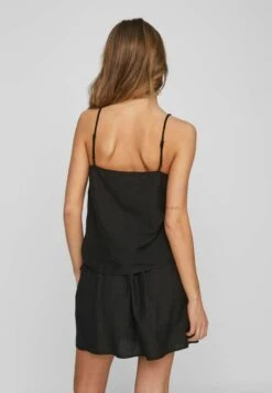 Vila Träger Geknöpftes - Top - Black -Dames 11dacfdb5e654ce3a4a0610ad76be4d4