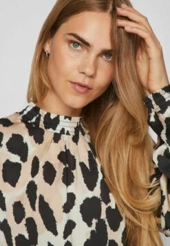 Vila Langarm Gesmoktes - Blouse - Black -Dames 1221cd0b12fc4342a2f36623d3558e93