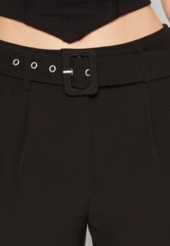 Vila Viivy Belted Pants - Broek - Black -Dames 1290feead32749cb9ade0222ba4d3d4b
