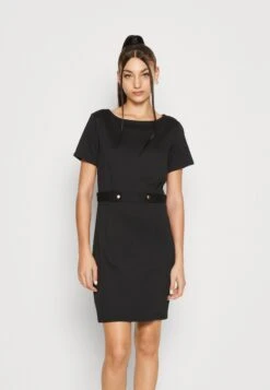 Vila Vilillie Short Waist Detail Dress - Jerseyjurk - Black