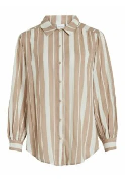 Vila Gestreifte- Overhemdblouse - Savannah Tan 12 Vila Gestreifte- Overhemdblouse - Savannah Tan -Dames 13ec98c7fd734cc6ae2326a2d752092a