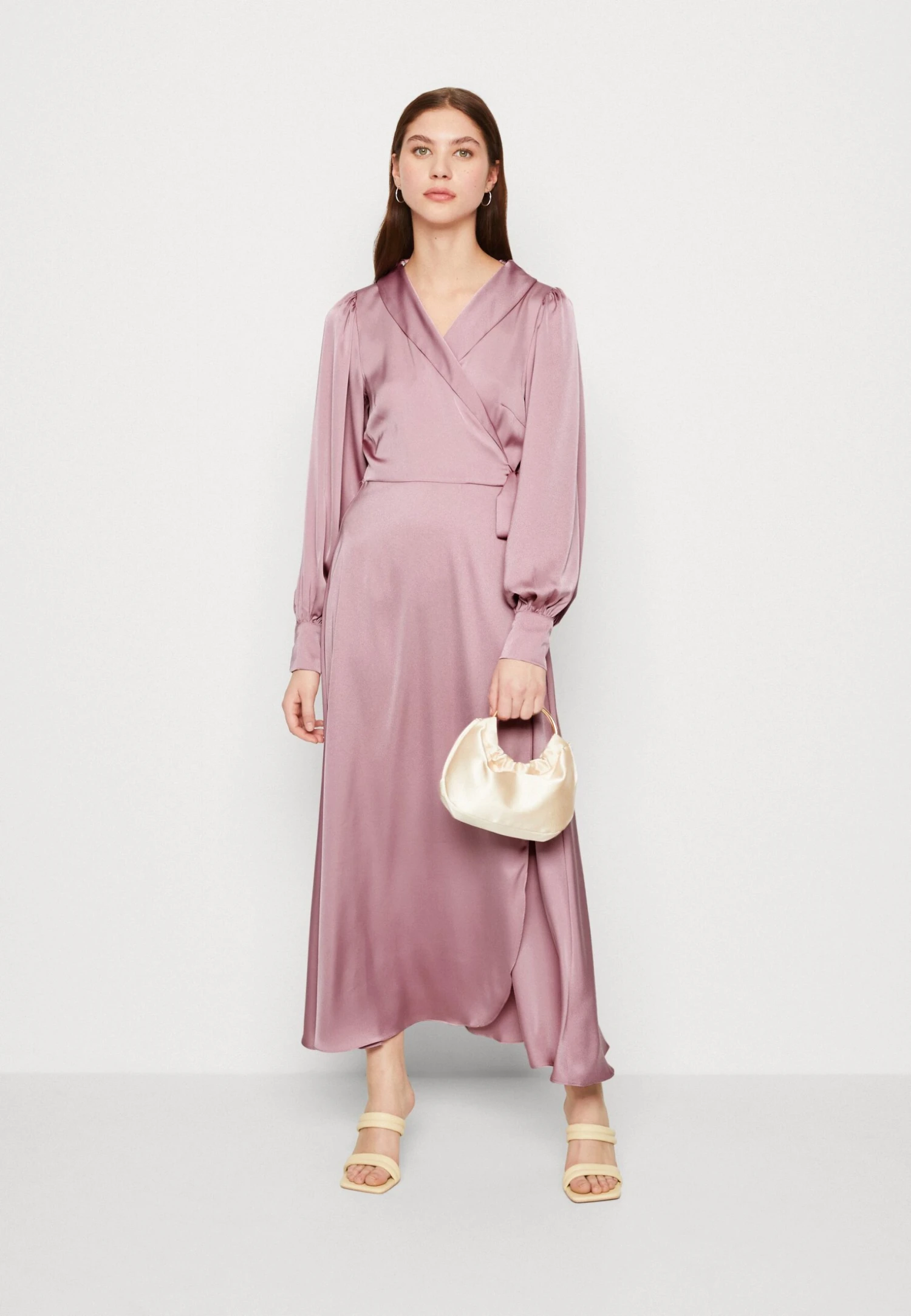 Vila Vienna Ravenna Ankle Wrap - Jurk - Foxglove 4 Vila Vienna Ravenna Ankle Wrap - Jurk - Foxglove - Afbeelding 2