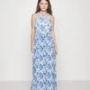 Vimesa Braided Dress - Maxi-Jurk - Cloud Dancer/Blue