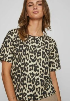 Vila Mit Kurzen Ärmeln Basic - T-Shirt Print - Black -Dames 17a00cac3c504da6b2b55964236cca65