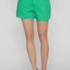 Vila Ripped - Jeansshort - Island Green -Dames 1802f869ed924d7fb5b530ba604a3b82