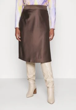 Visatty Midi Skirt - Kokerrok - Demitasse