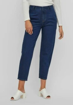 Vila Mid Rise- Chino - Medium Blue Denim