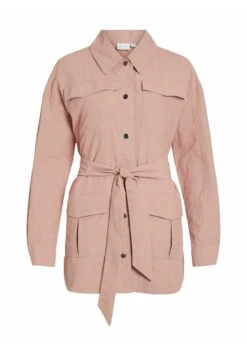 Vila Tie Waist Utility - Halflange Jas - Misty Rose -Dames 1d866377d7a04e5db168138fe99c5581