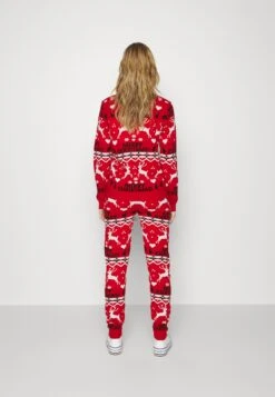 Vila Vianna Reindeer Christmas - Trainingsbroek - Mars Red -Dames 1df84992b1e94ffb826dc53b488bf7b7
