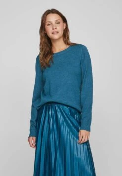Vila Viril O Neck - Trui - Moroccan Blue