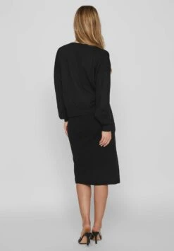 Vila Midi - Wikkelrok - Black -Dames 2199759d74fd49448991b626e64e5cf6