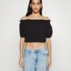 Vila Visunny Shoulder - Top - Black