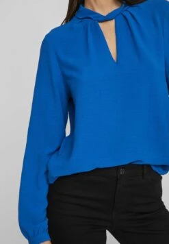 Vila Mit Langen Ärmeln - Blouse - Lapis Blue -Dames 244f3b4be67e4016bae4c6e8aaec9ebf