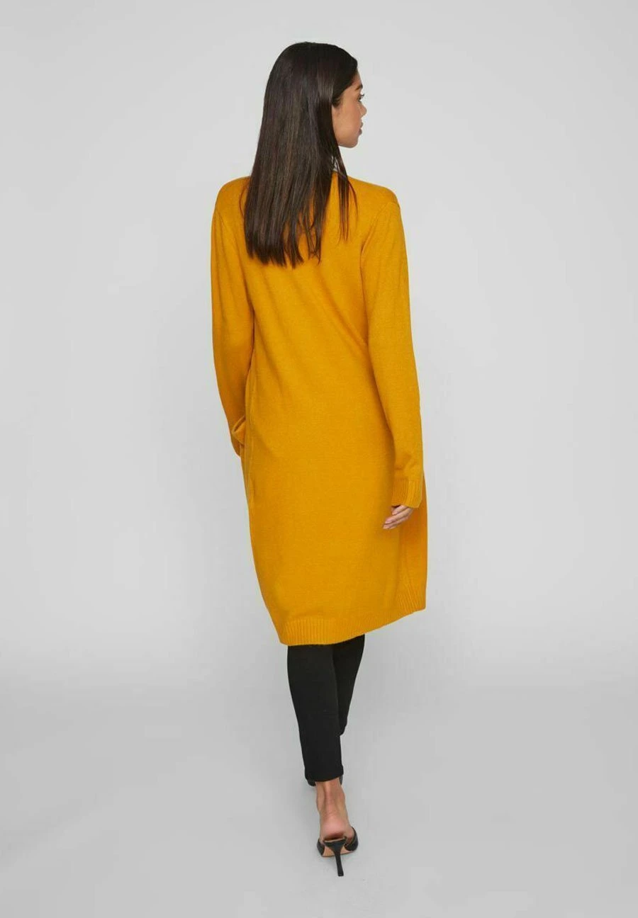 Vila Viril Long Cardigan - Vest - Arrowwood 5 Vila Viril Long Cardigan - Vest - Arrowwood - Afbeelding 3