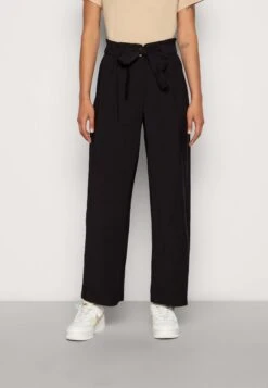 Vila Vikaren High Waist Wide Pants - Broek - Black