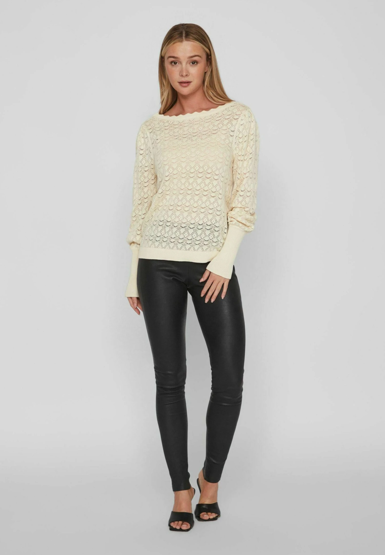 Vila Detailreiches - Trui - Birch 4 Vila Detailreiches - Trui - Birch - Afbeelding 2