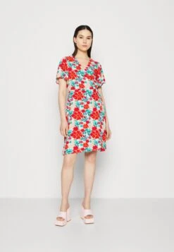 Vila Vimaya Wrap Short Dress - Jurk - Cascade/Red