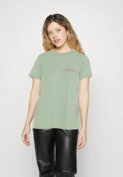 Vila Vipure Love- T-Shirt Print - Desert Sage