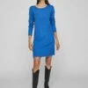 Vila Viril Ls Noos - Gebreide Jurk - Lapis Blue