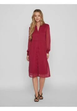 Vila Vifalia - Blousejurk - Beet Red
