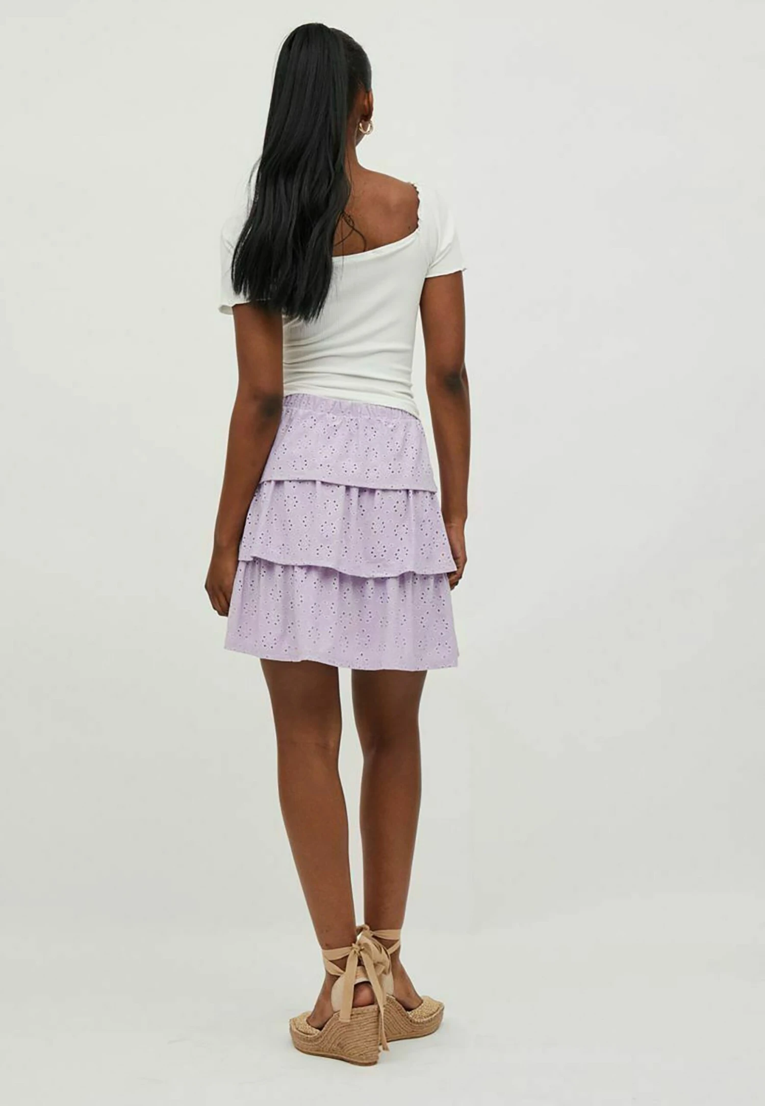 Vila Minirok - Pastel Lilac 5 Vila Minirok - Pastel Lilac - Afbeelding 3