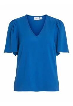 Vila Mit Kurzen Ärmeln V-Ausschnitt - Blouse - Lapis Blue 12 Vila Mit Kurzen Ärmeln V-Ausschnitt - Blouse - Lapis Blue -Dames 2aa060b8a53a4fb49d786df6e7837a98