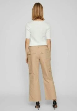 Vila Mid Rise - Cargobroek - Beige/Mottled Beige -Dames 2ace9236722a41cb98c99603341797c9