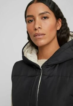 Vila Lange Wattierte - Bodywarmer - Black -Dames 2c4f7c5fa7e8439ea1823bd32ac24949