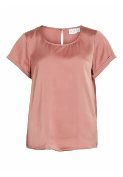 Vila Mit Kurzen Ärmeln Rundhals - Blouse - Old Rose -Dames 2c5e291a6cf846d587b7834e1ec9ac56